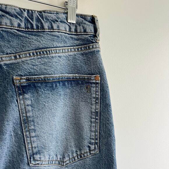 Anthropologie Pilcro Austyn High Rise Wide Leg Rhinestone Embellished Denim Jean - Picture 16 of 16